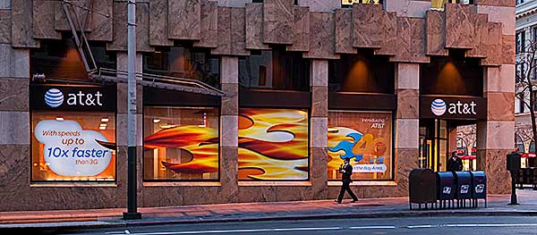 AT&T storefront, Market St, San Francisco