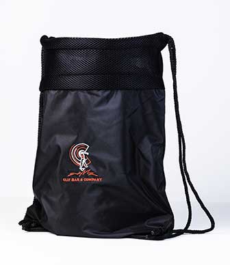 Cliff Bar embroidered sleeping bag cover