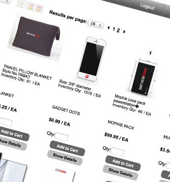 Company Store products page